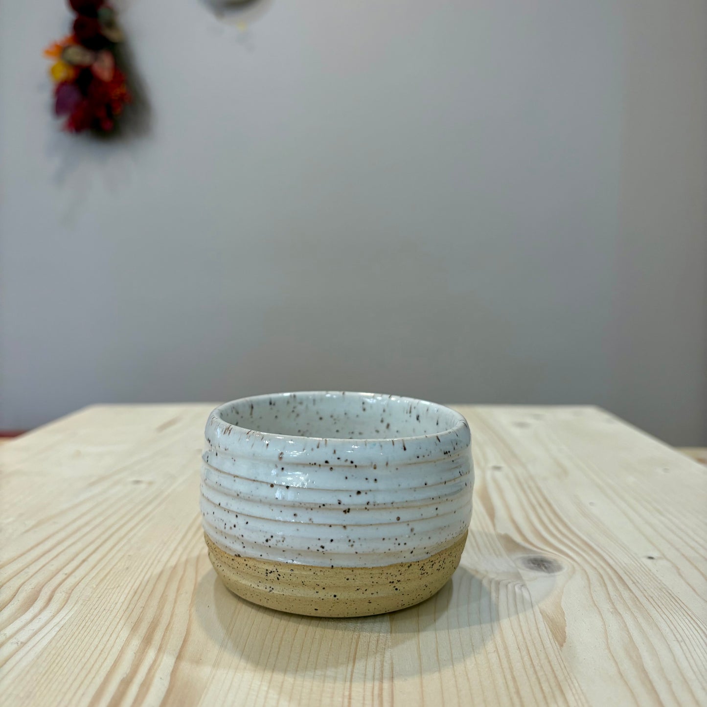 Tasse blanche - Céramique picotée