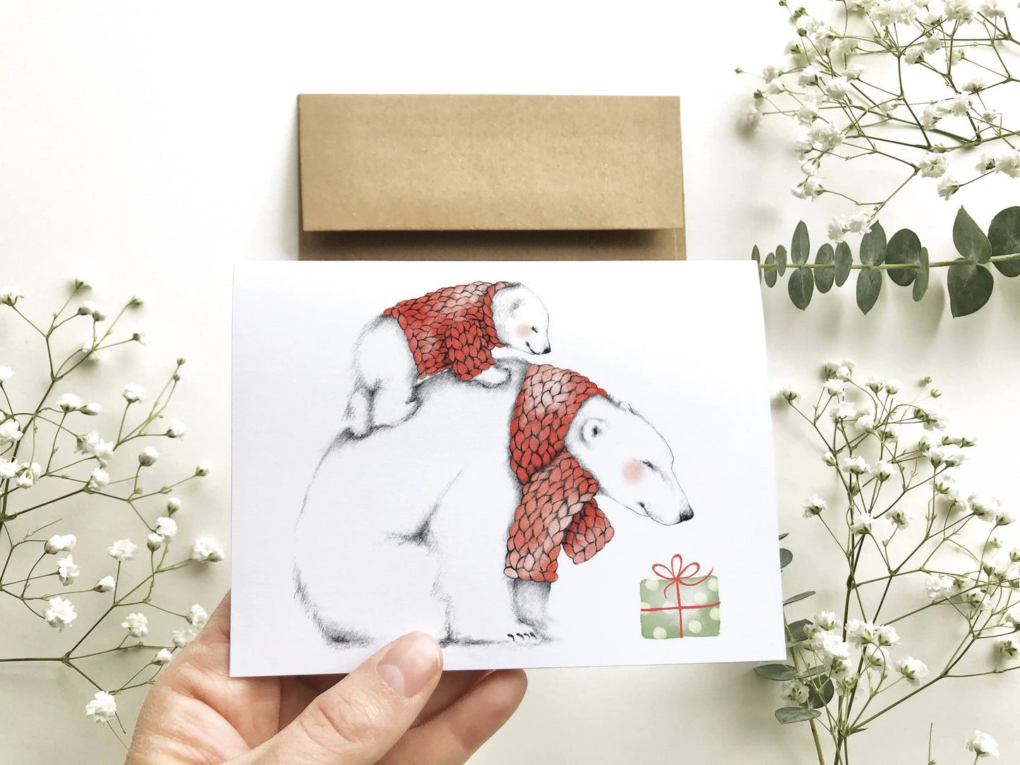 Carte de souhait - Ours polaire