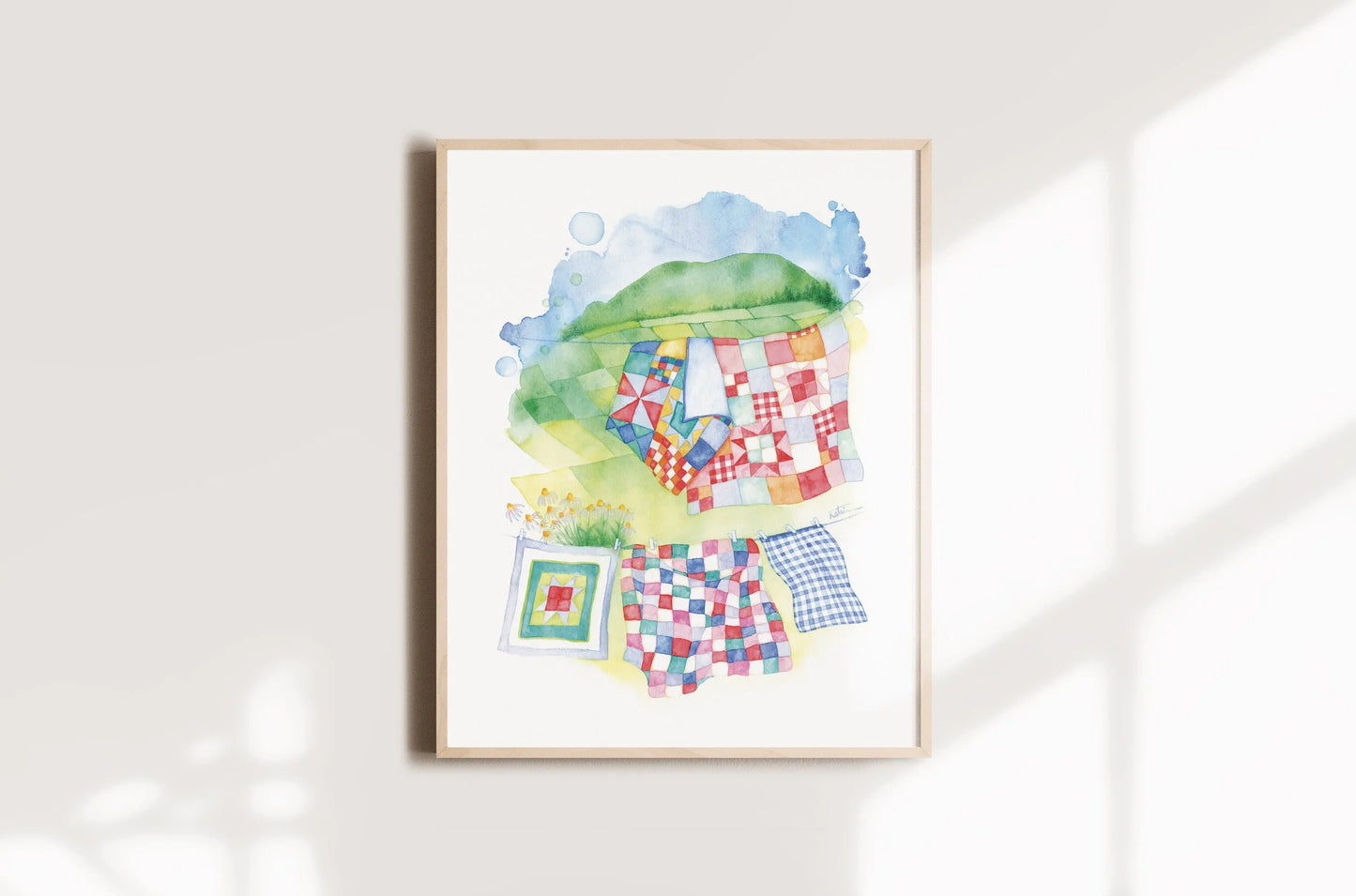 Affiche - Corde à linge