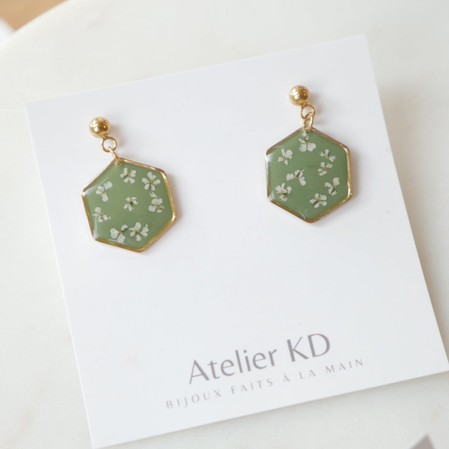 Boucles d'oreilles - Hexa 16mm - Edition spéciale automne 2025