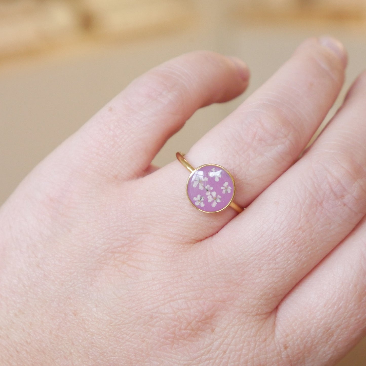 Bague automne - moyen rond (ajustable)