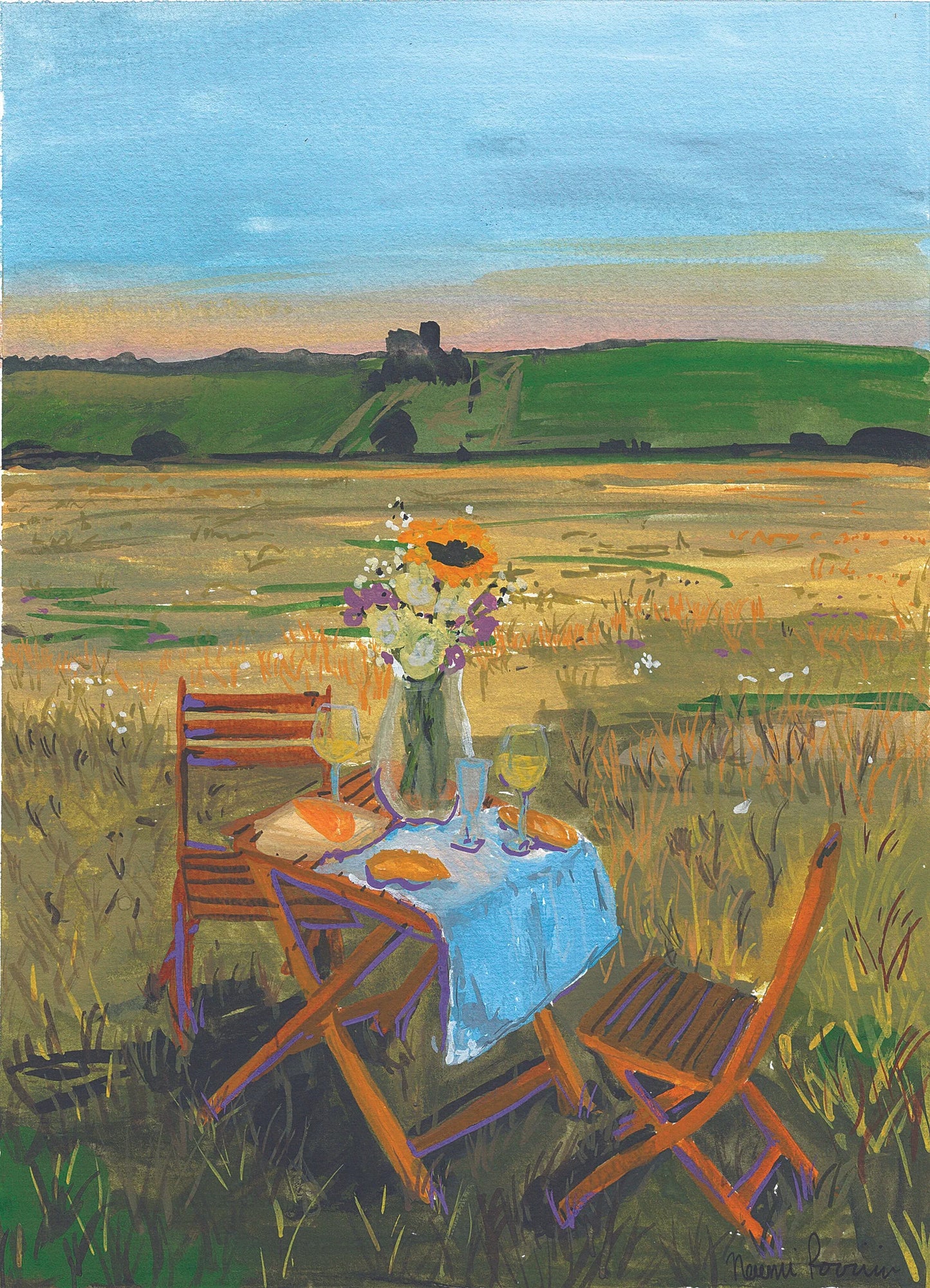 Carte de souhaits "Summer date"