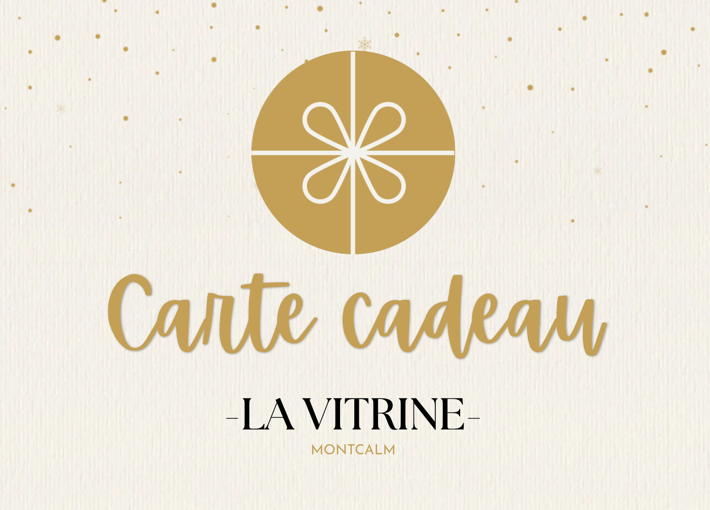Carte-cadeau La Vitrine
