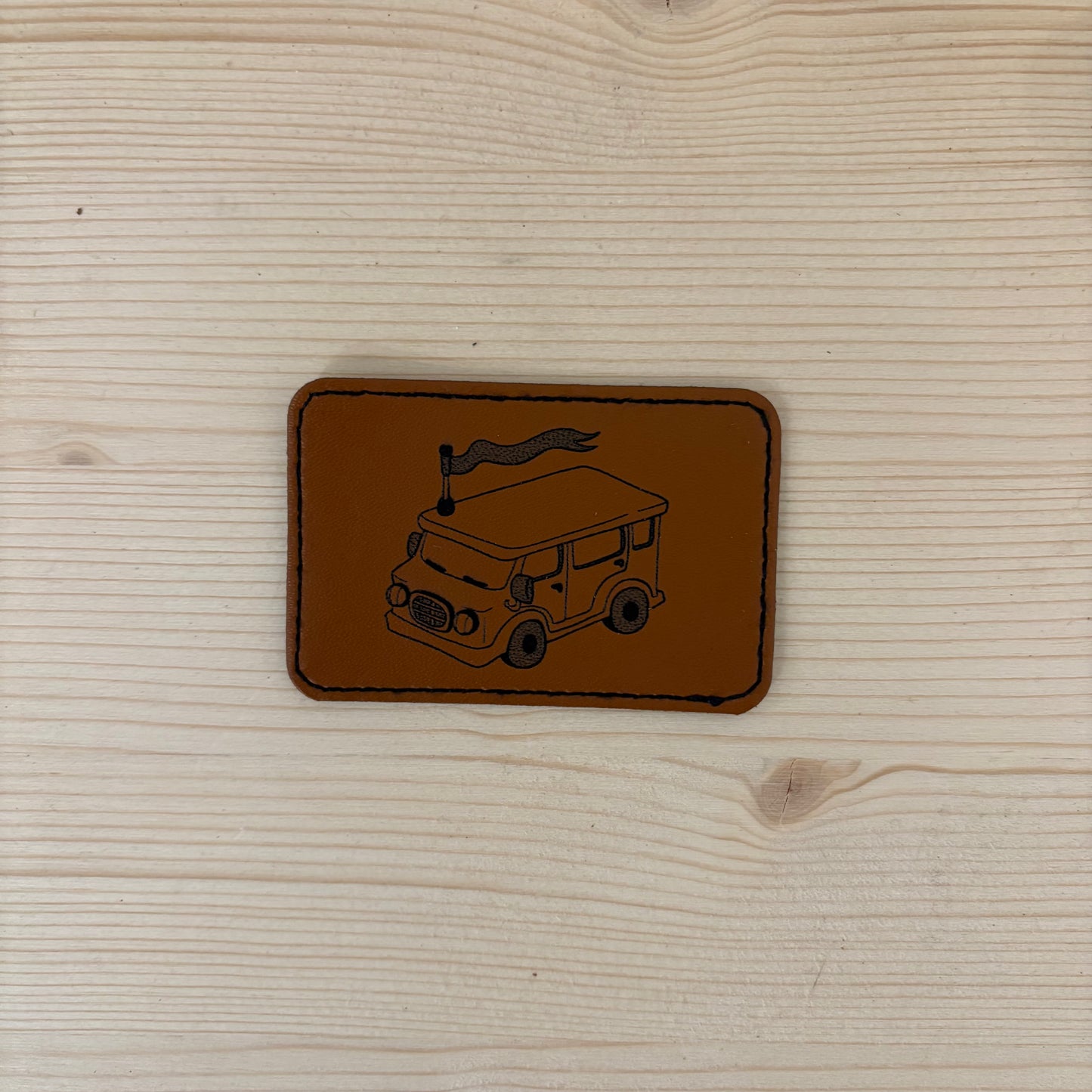 Patch thermocollant en simili cuir