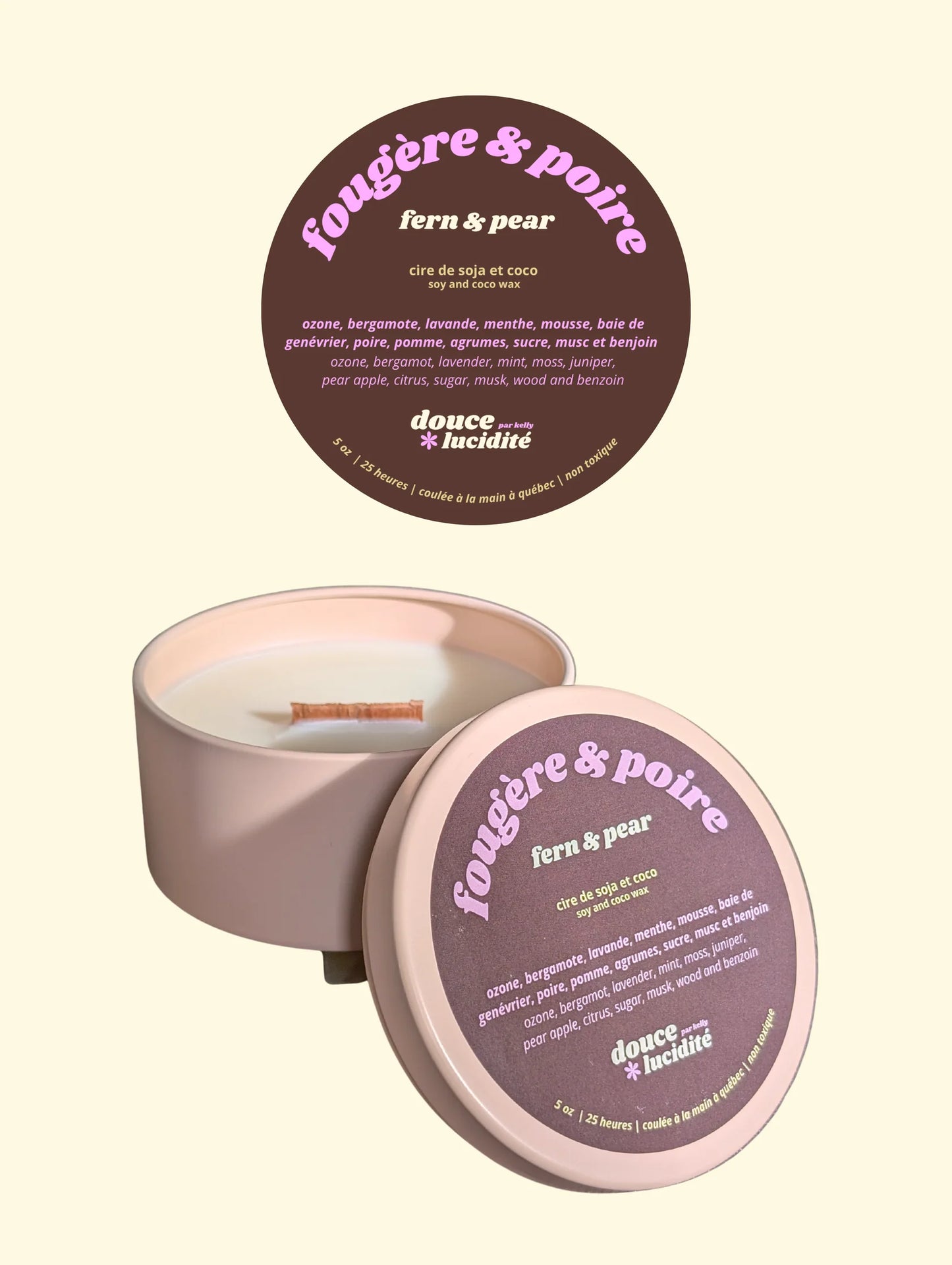 Chandelle - Fougère & poire