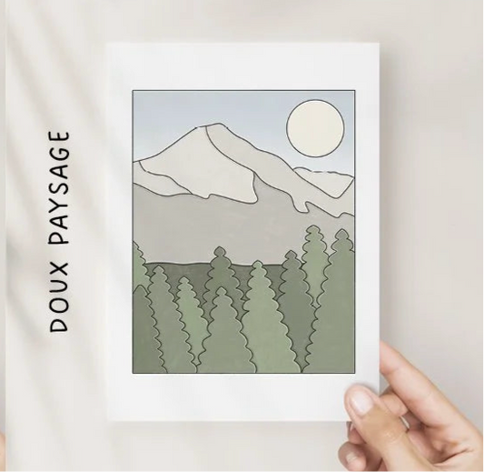 Illustrations 8x10 - Doux paysage