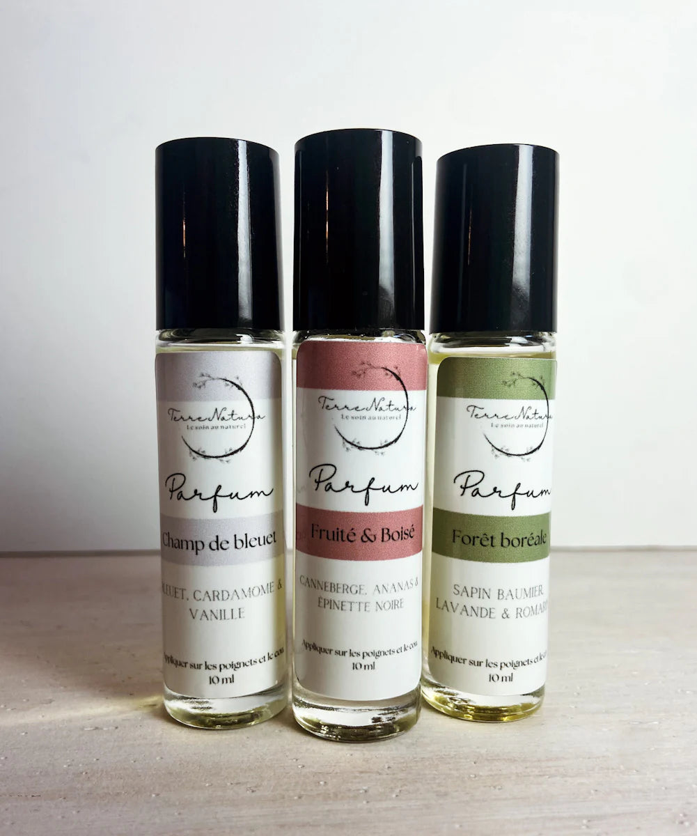 Parfum Naturel Aux Huiles Essentielles - Champ de Bleuet