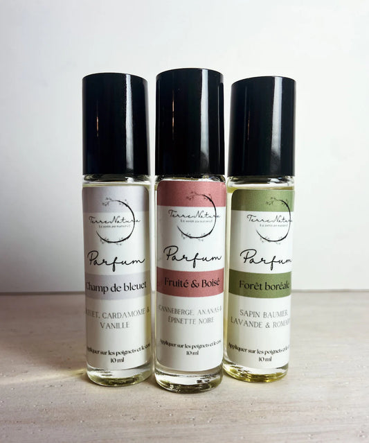 Parfum Naturel Aux Huiles Essentielles - Champ de Bleuet