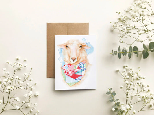 Carte de souhait - Mouton