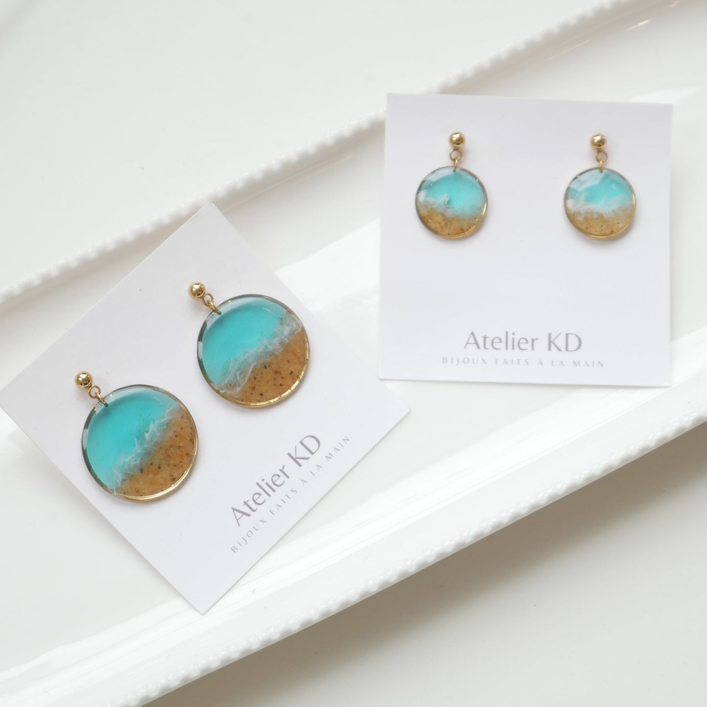 Boucles d'oreilles Tulum - rond