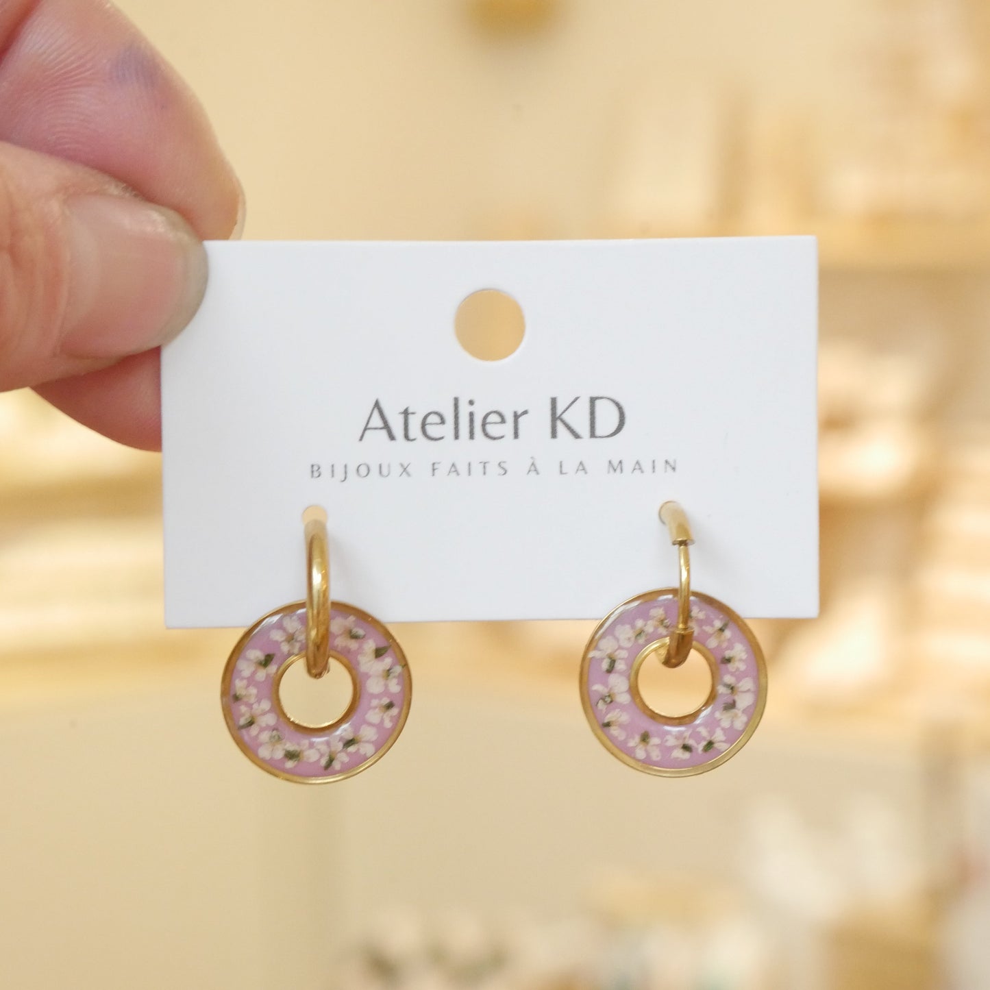 Boucles d'oreilles Dona (petit 16mm) - Edition spéciale automne 2025