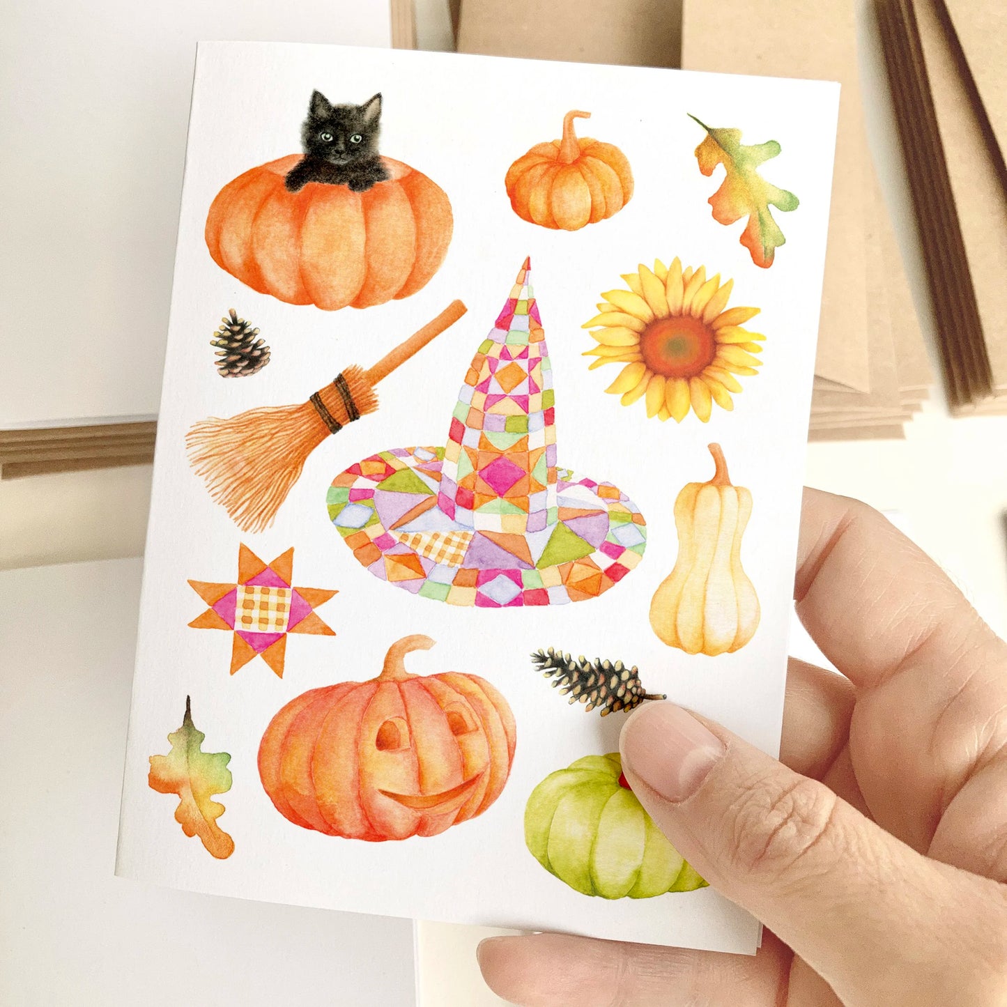 Carte de souhait - L’Halloween !