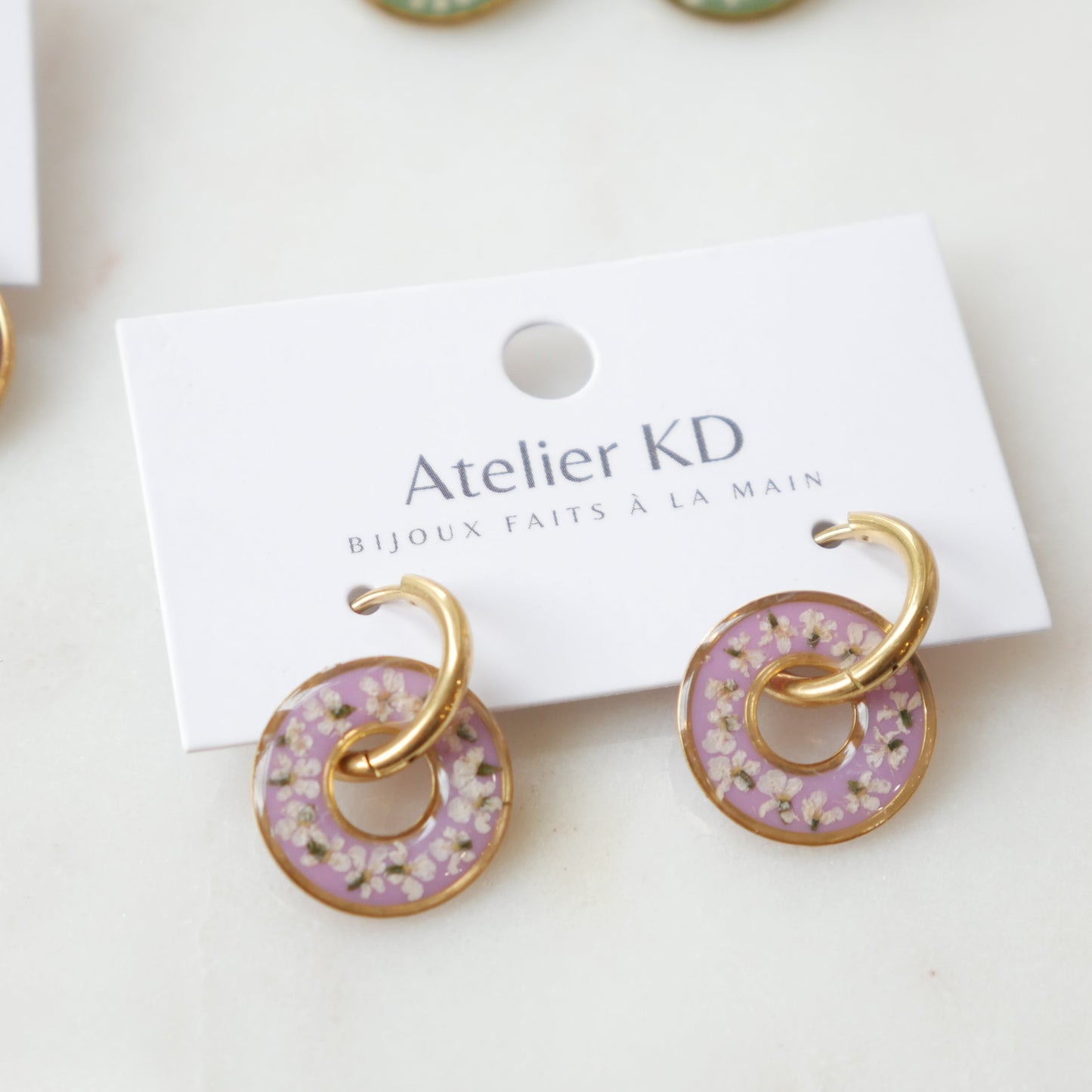 Boucles d'oreilles Dona (moyen 20mm) - Edition spéciale automne 2025