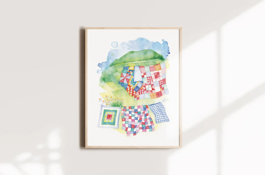 Affiche - Corde à linge