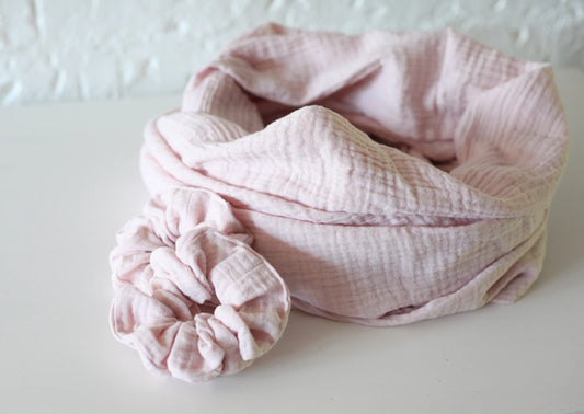 Foulard 2 en 1 - Rose