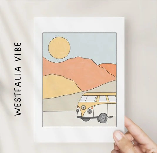 Cartes de voeux Anniversaire - Westfalia Vibe