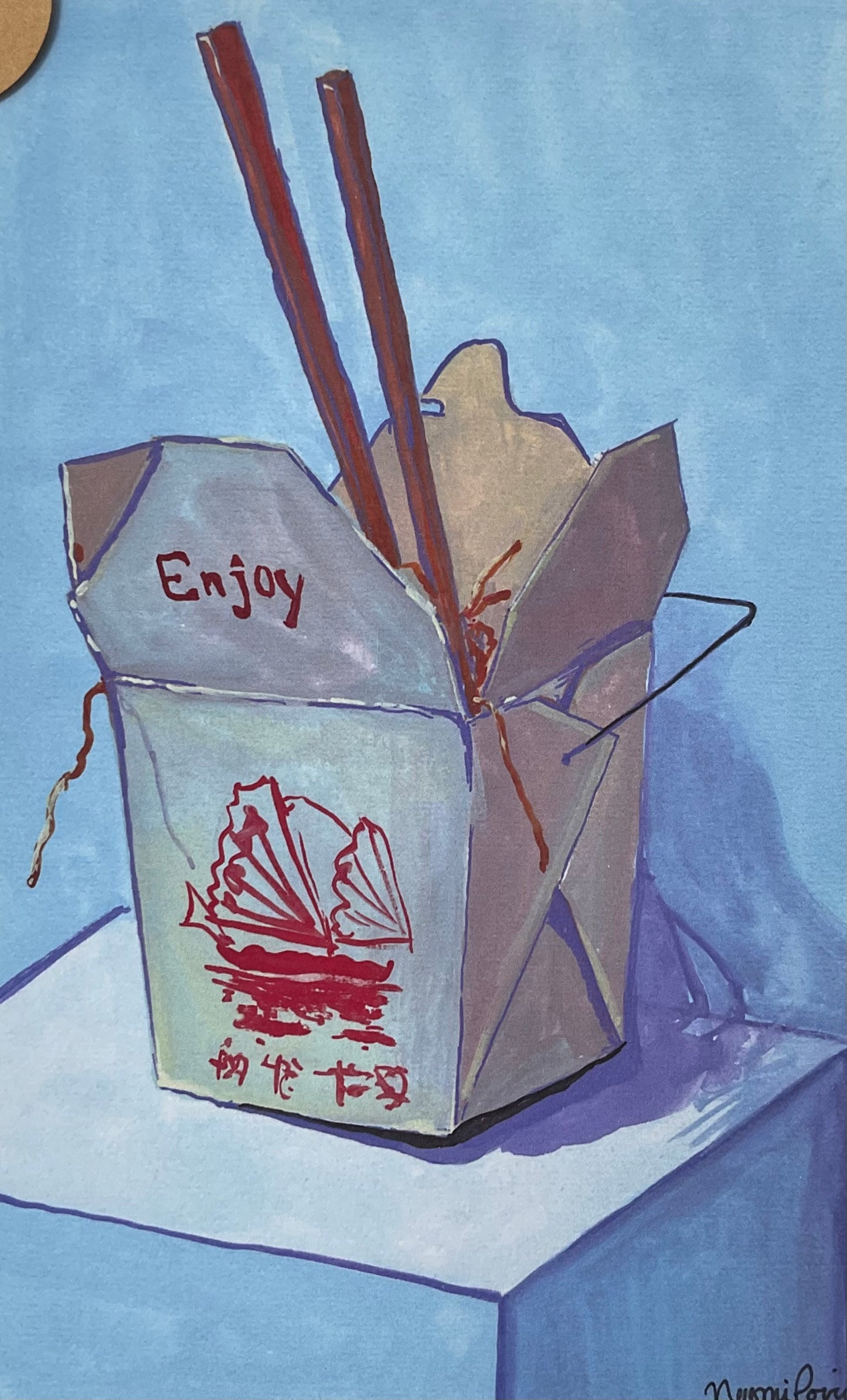 Reproduction "Take-Out Box" 7x10"