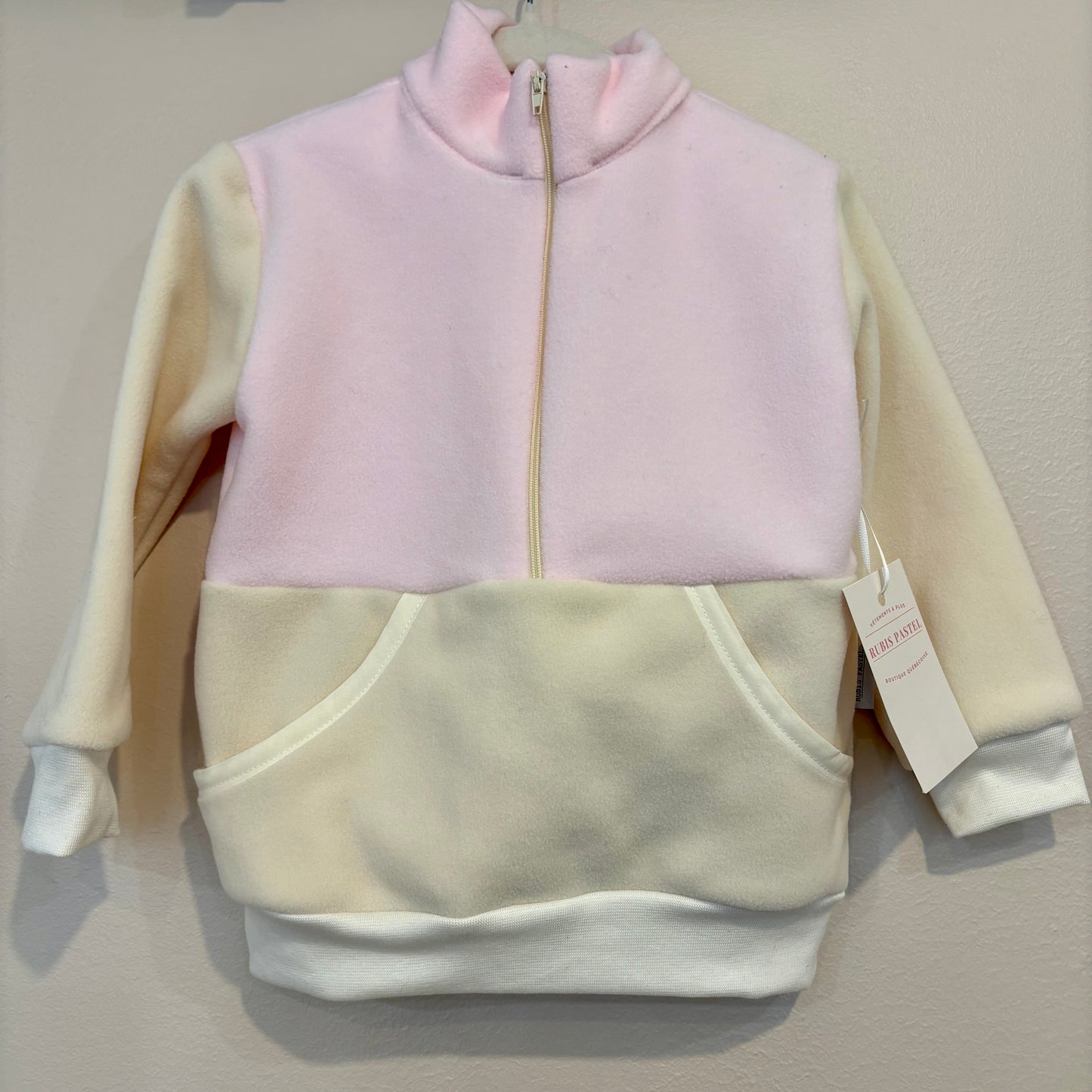 Veste en polar pour enfants - Rose