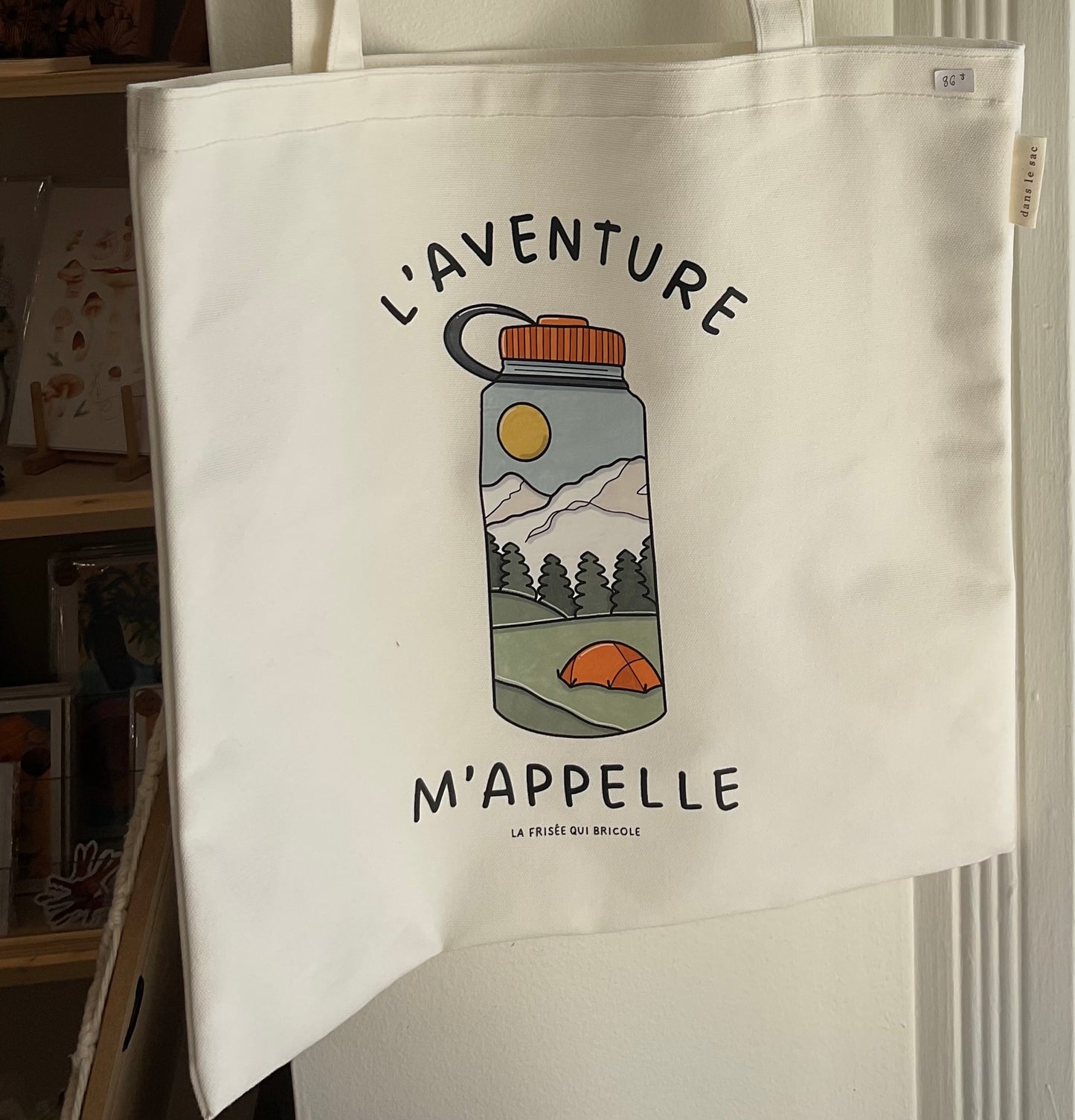 Sac réutilisable - L’aventure m’appelle