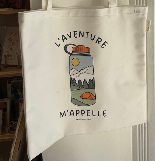 Sac réutilisable - L’aventure m’appelle
