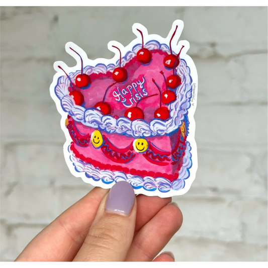 Autocollant "Happy Crisis!"