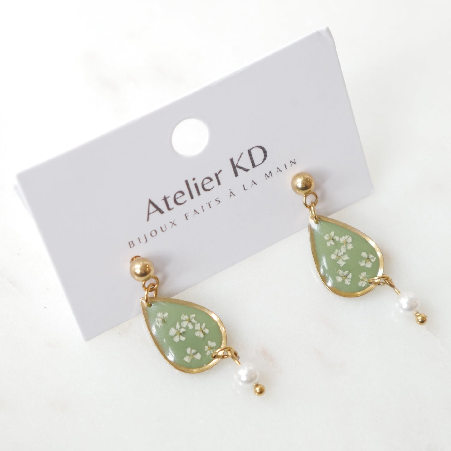 Boucles d'oreilles perla - goute 16mm - Edition spéciale automne 2025