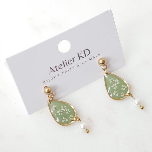 Boucles d'oreilles perla - goute 16mm - Edition spéciale automne 2025