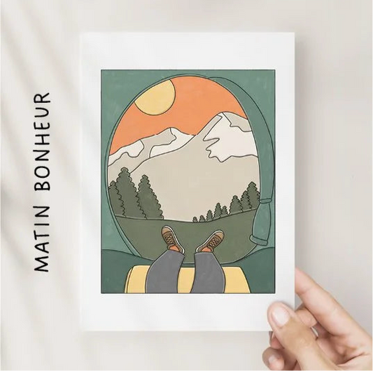 Illustrations 8x10 - Matin Bonheur