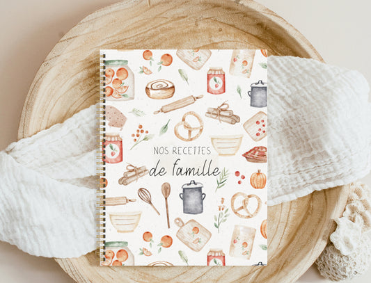 Livre de recette familiales souple – Recettes d’automne