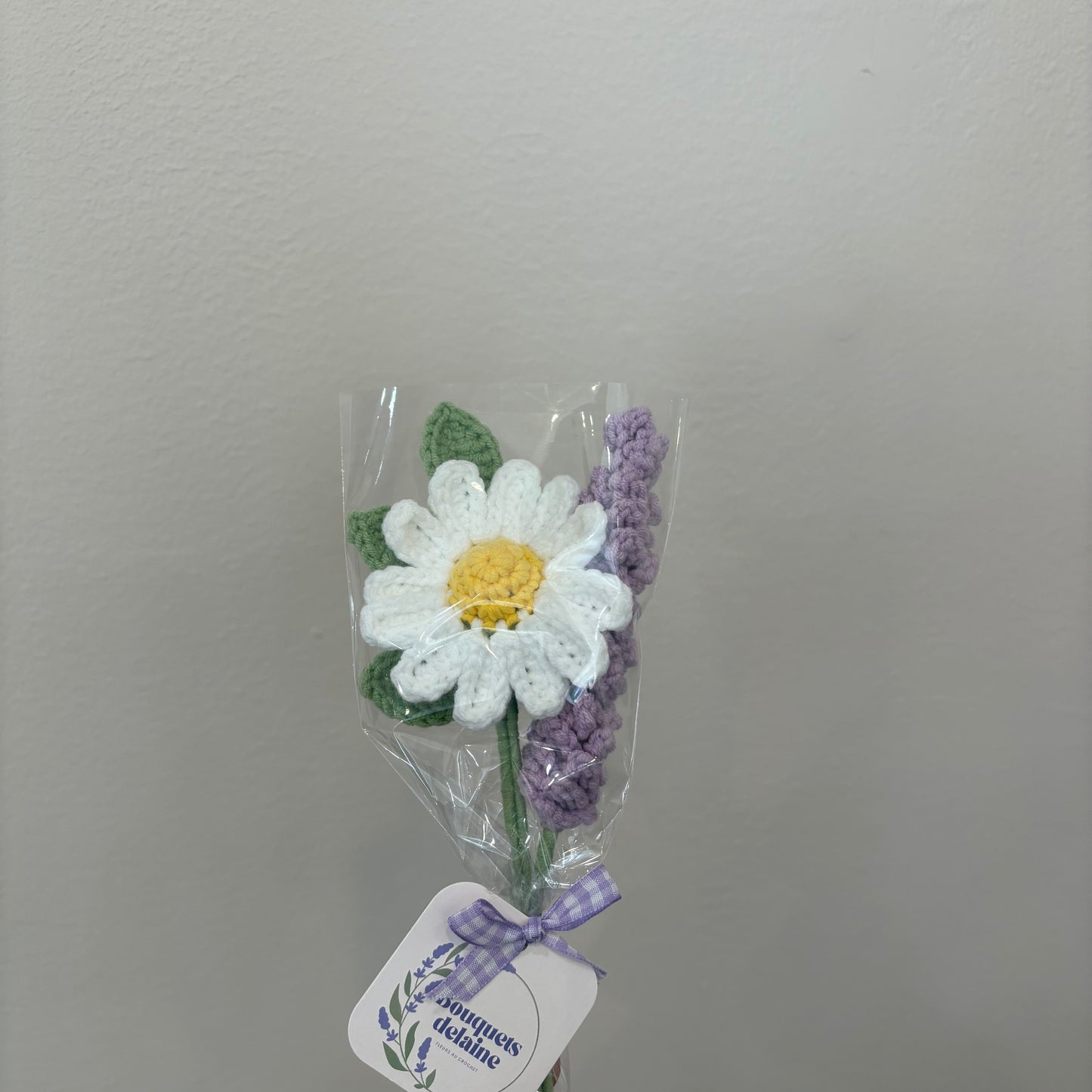 Mini bouquet - Lavande + Marguerite + Feuilles