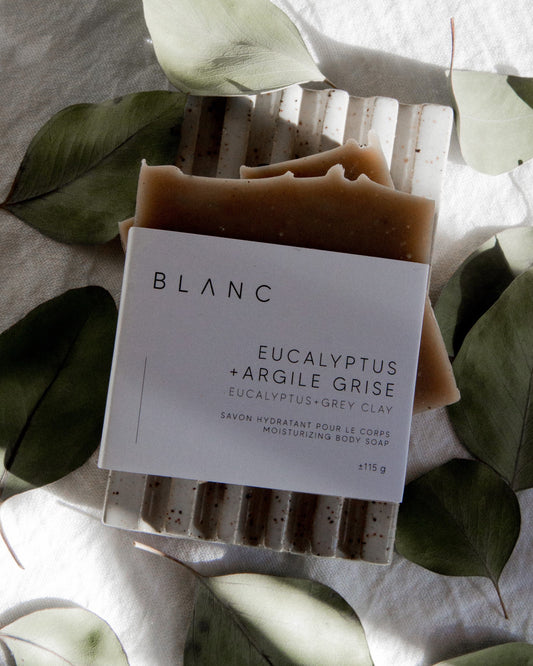 Savon corporel - Eucalyptus + Argile Grise