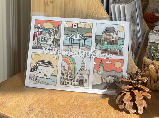 Carte postale - Québec