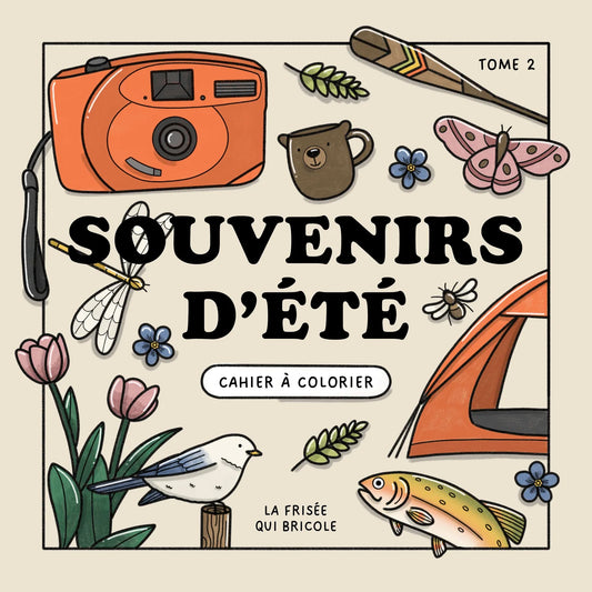 Cahier à colorier - Souvenirs d’été