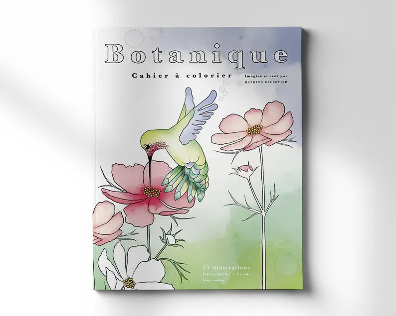 Cahier de coloriage - Botanique