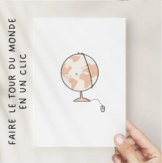 Illustrations 8x10 - Faire le tour du monde en un clic
