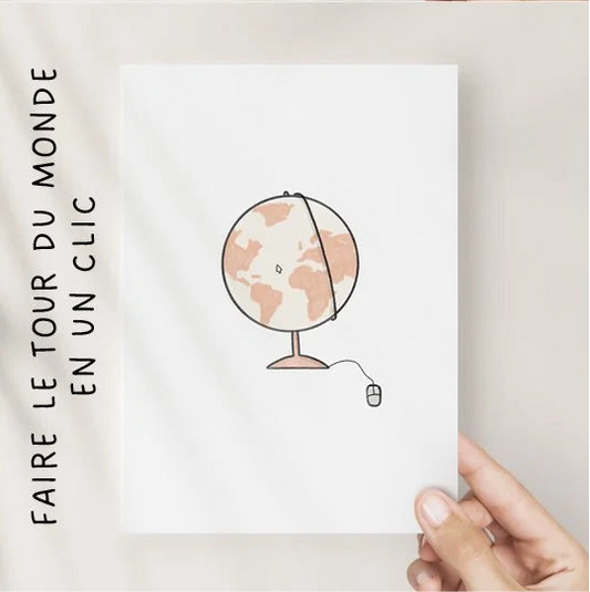 Illustrations 8x10 - Faire le tour du monde en un clic