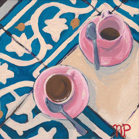 Carte de souhaits "Espresso for two"