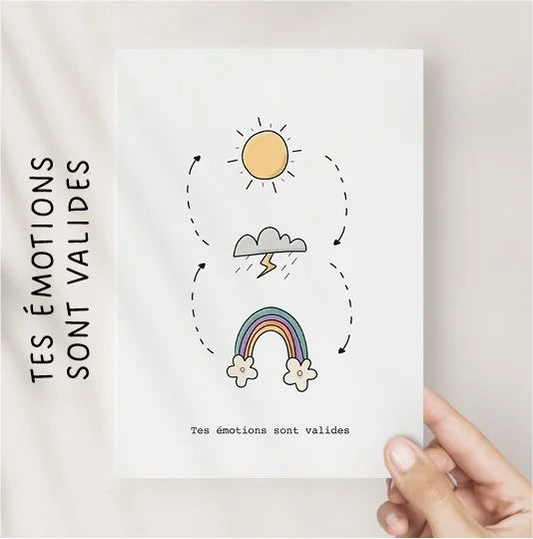 Illustrations 8x10 - Tes émotions sont valides