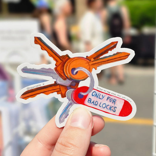 Autocollant "Only for Bad Locks"