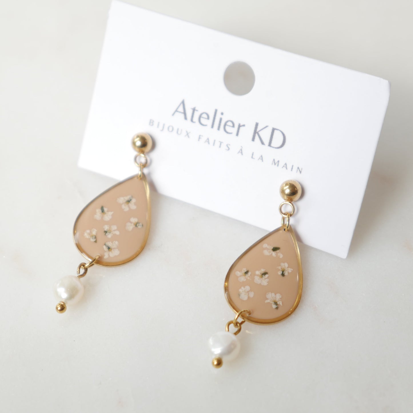 Boucles d'oreilles perla - goute 20mm - Edition spéciale automne 2025