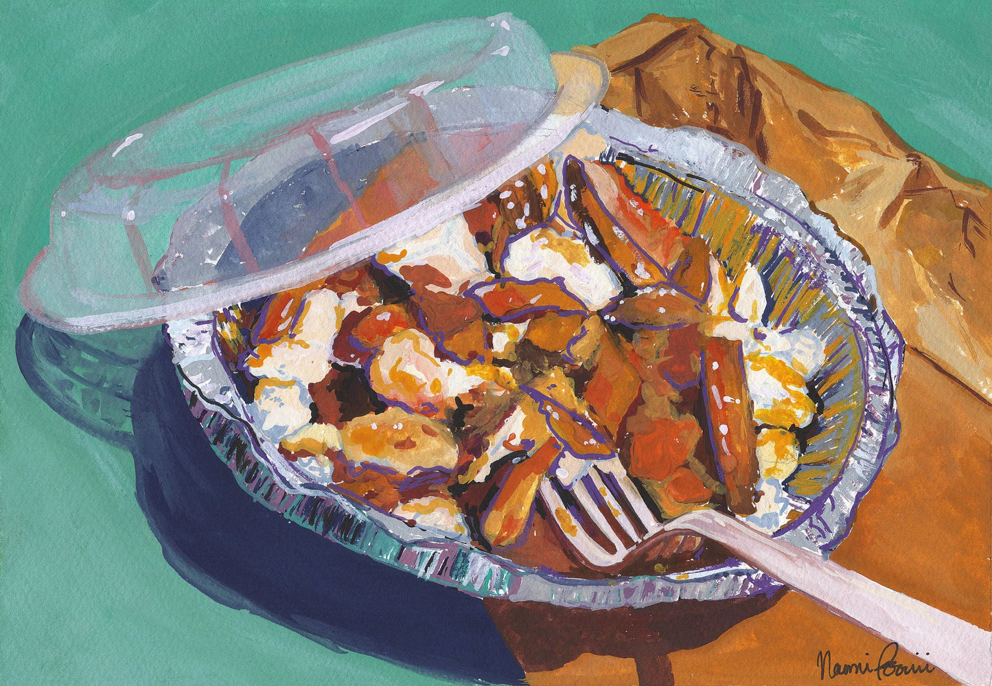 Reproduction "Une Bonne Poutine" 7x10"