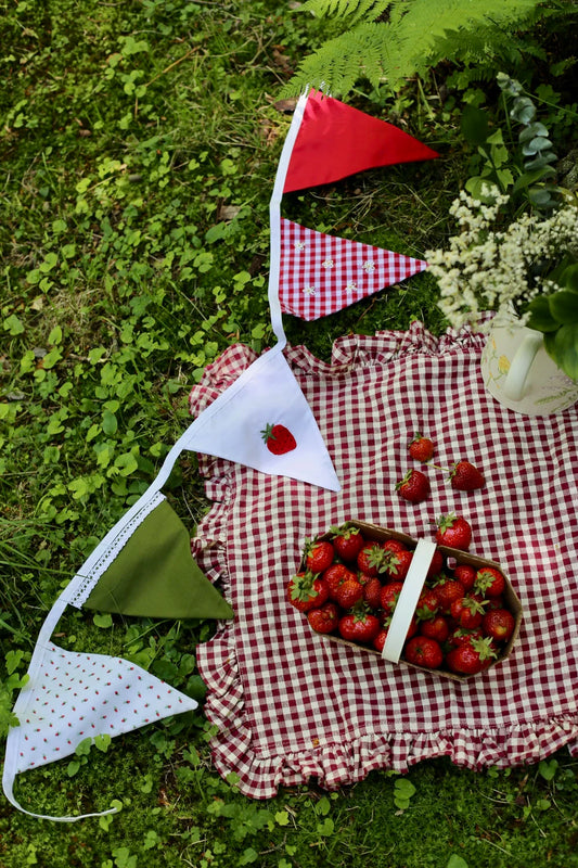 Champ de fraises (5 fanions)