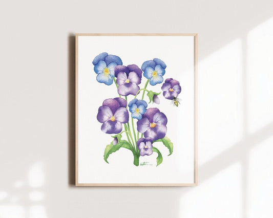 Affiche - Fleur de Pensées