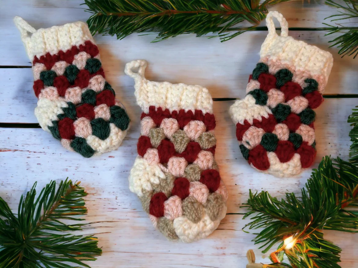 Mini chaussette de Noël