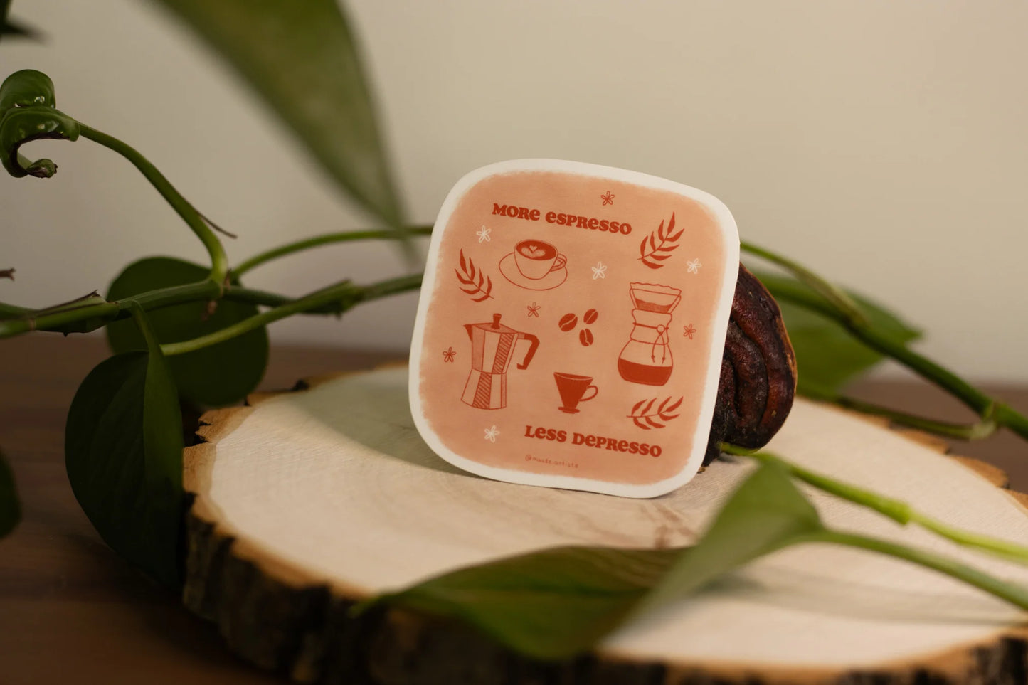 Autocollant en vinyle durable