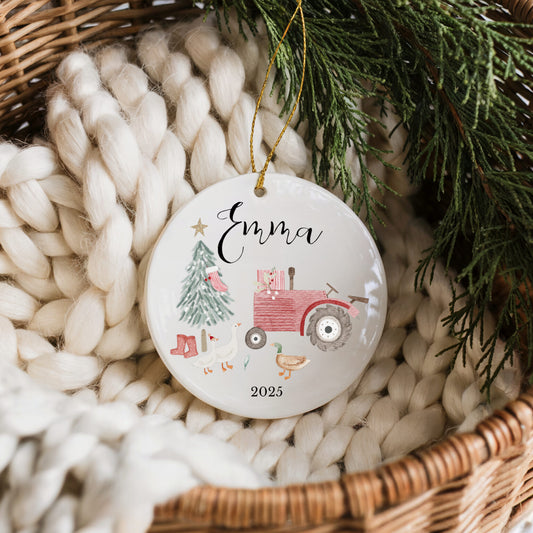 Ornement de Noël non personnalisé – Noël à la ferme
