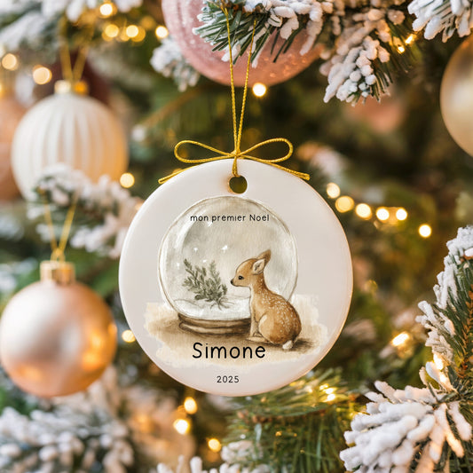 Ornement de Noël non personnalisé – Renard magique