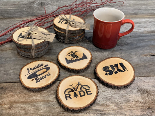 Sous-verres imprimés (paquet de 4)