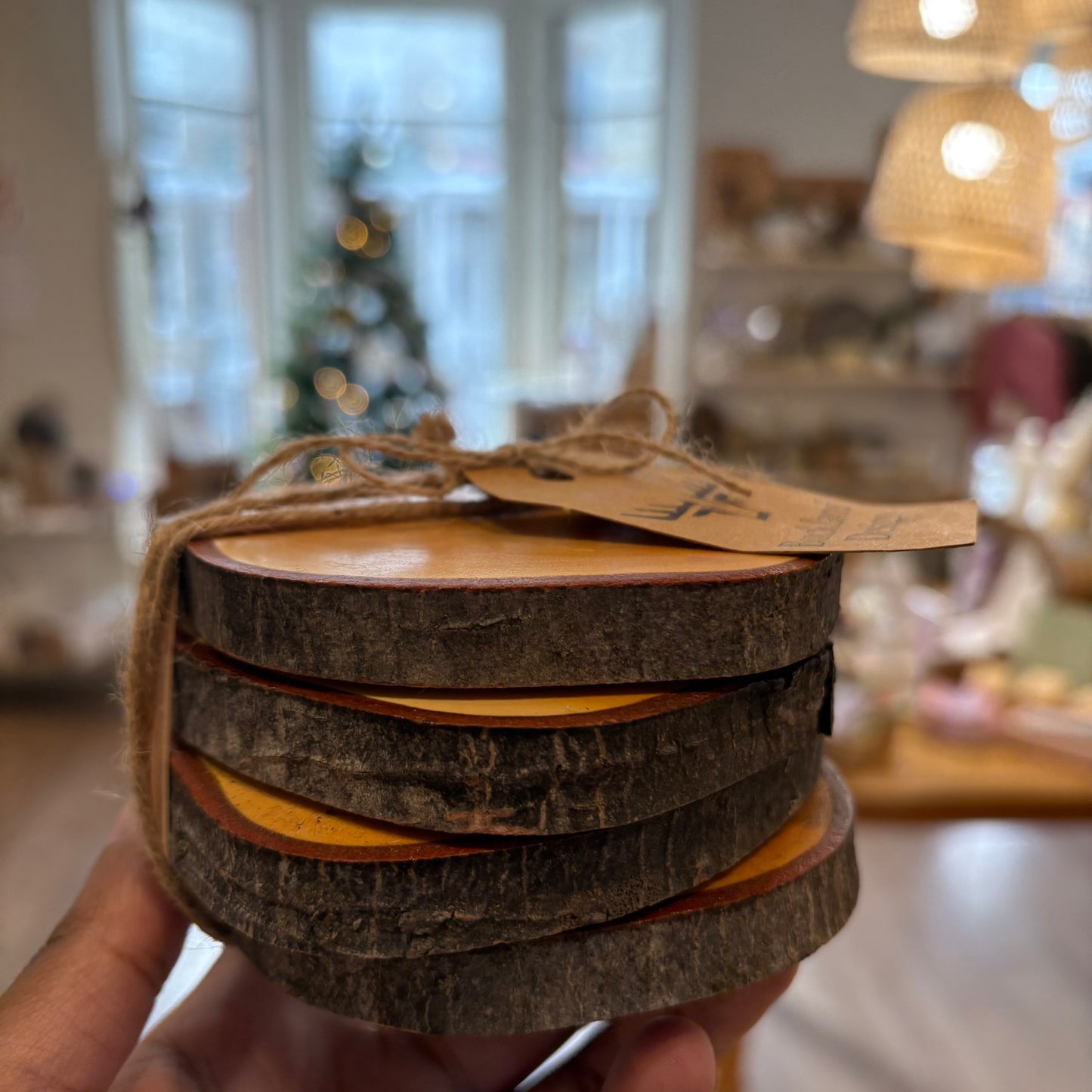 Sous-verres naturels (paquet de 4)