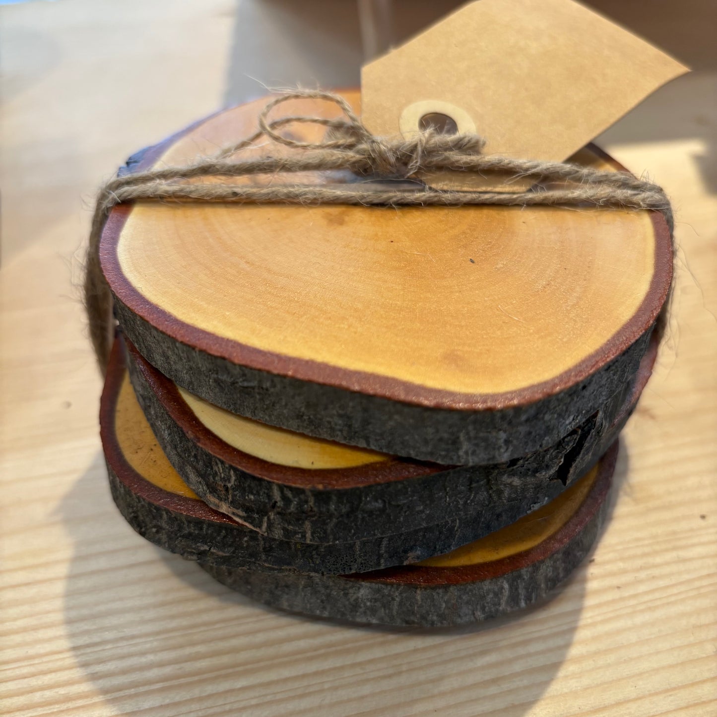 Sous-verres naturels (paquet de 4)